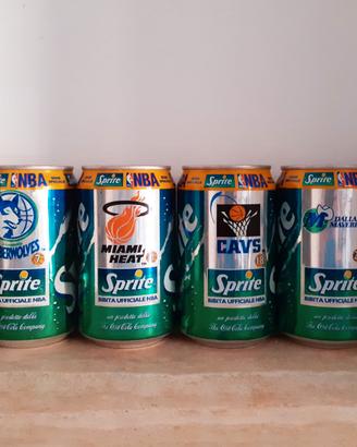 Set 6 Lattine Sprite NBA - Collezione 1995