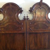 Letto matrimoniale legno massello