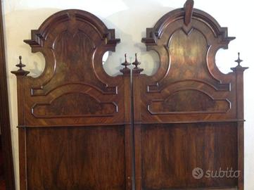 Letto matrimoniale legno massello