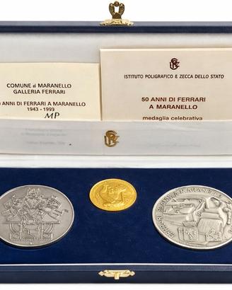 Ferrari Trittico Monete Medaglie Commemorative