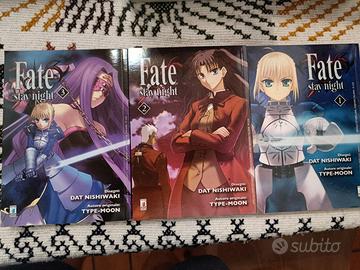 Fate/Stay Night – manga volumi 1, 2 e 3