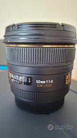 Sigma 50mm f/1.4 EX DG HSM per Canon EF - AF