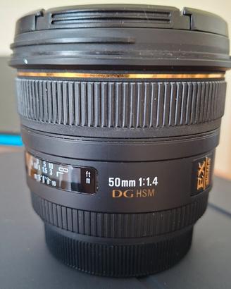 Sigma 50mm f/1.4 EX DG HSM per Canon EF - AF