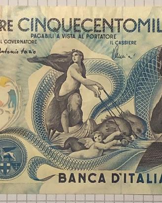 Banconota 500000 lire Raffaello