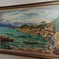 dipinto olio su tela azzinari franco 1974