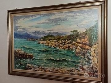 dipinto olio su tela azzinari franco 1974