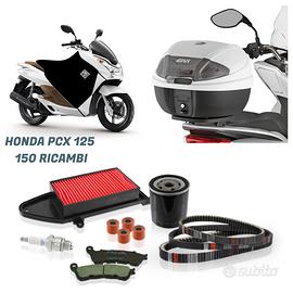 Honda Pcx ricambi bauletto plexi scarico tagliando