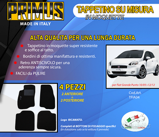 Tappetini Auto Fiat Grande Punto10/05>12/12