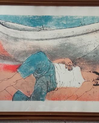 LITOGRAFIA a colori Eva Fischer