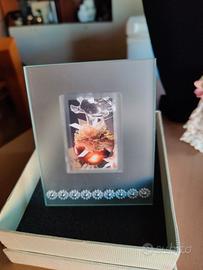 piccola cornice in vetro satinato