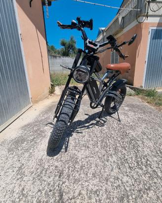 JANSNO Bicicletta Elettrica 20" x 4.0 Fat Tire, 7