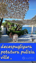 Decespugliatura terreni e ville