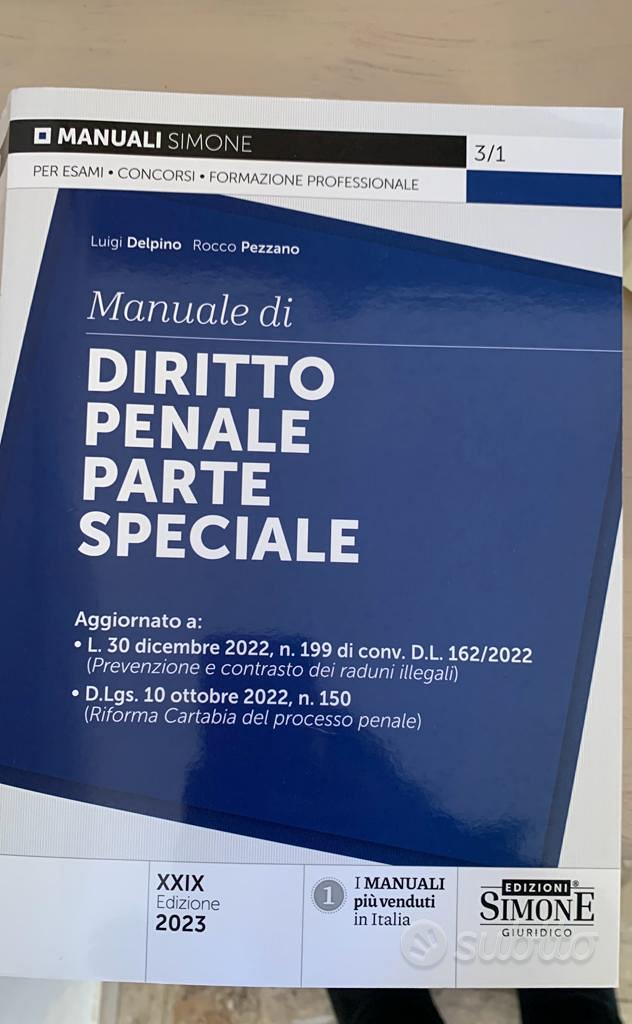 Manuale diritto penale parte speciale - Libri e Riviste In vendita a Pisa
