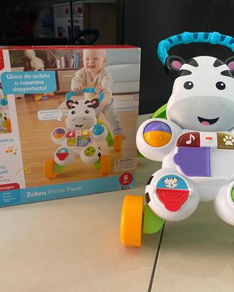 Fisher price zebra primi passi