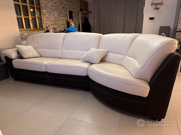 Divano pelle 5 posti