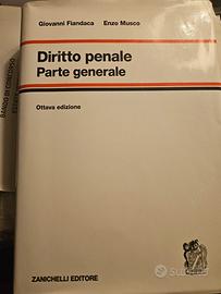 Diritto  Penale parte generale Fiandaca Musco
