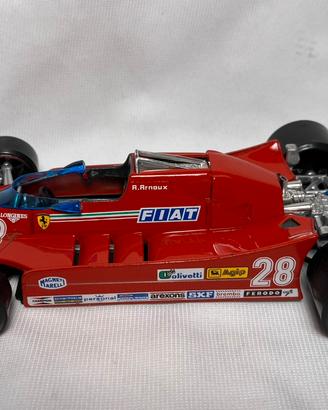 Burago 1/24 Ferrari 126 #28 R.Arnoux