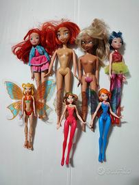 Lotto bambola Winx bambole Barbie stock giochi