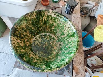 Vaso ceramica smaltato vintage Limma.