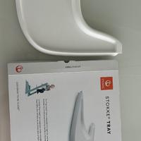 Tripp trapp stokke vassoio bianco