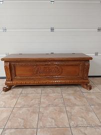 cassapanca in legno 