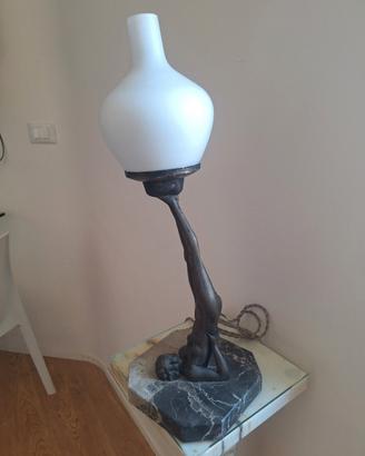 Lampada Art Deco   nudo rovesciato  