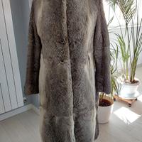 ✨
C appottino Vintage in vera pelliccia di Lapin 