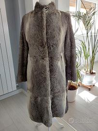 ✨
C appottino Vintage in vera pelliccia di Lapin 