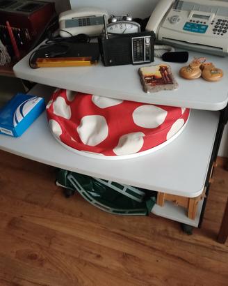 Mobile porta torre computer con ruote 