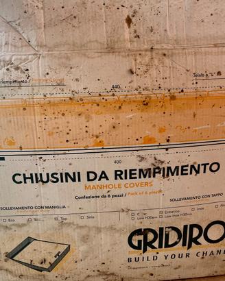 Chiusini da riempimento GRIDIRON nuovi