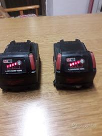 coppia batterie  milwaukee