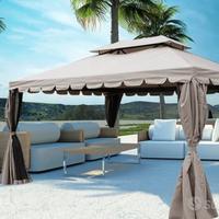 Gazebo in alluminio 4x3mt