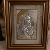 Quadro studio Acca in argento - cm. 38 x 47