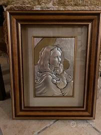 Quadro studio Acca in argento - cm. 38 x 47