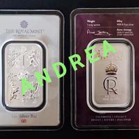 Blister Certificato 1 Oncia Argento Carlo III