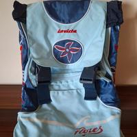 Zaino scuola blu azzurro Invicta