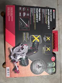 Parkside Sega corcolare a batteria 12 volt