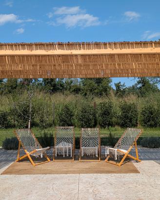 portico / gazebo in legno 6x4 mt