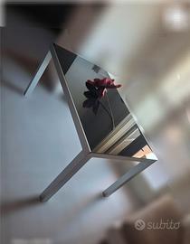 Tavolo in vetro nero allungabile – rifiniture in a