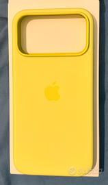 Cover ORIGINALE Apple gialla iphone 17pro max
