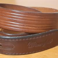 Cintura Wrangler vintage unisex pelle marrone 