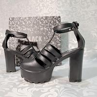 Scarpe Nere  EMP - Tacco Alto e Plateau n° 37