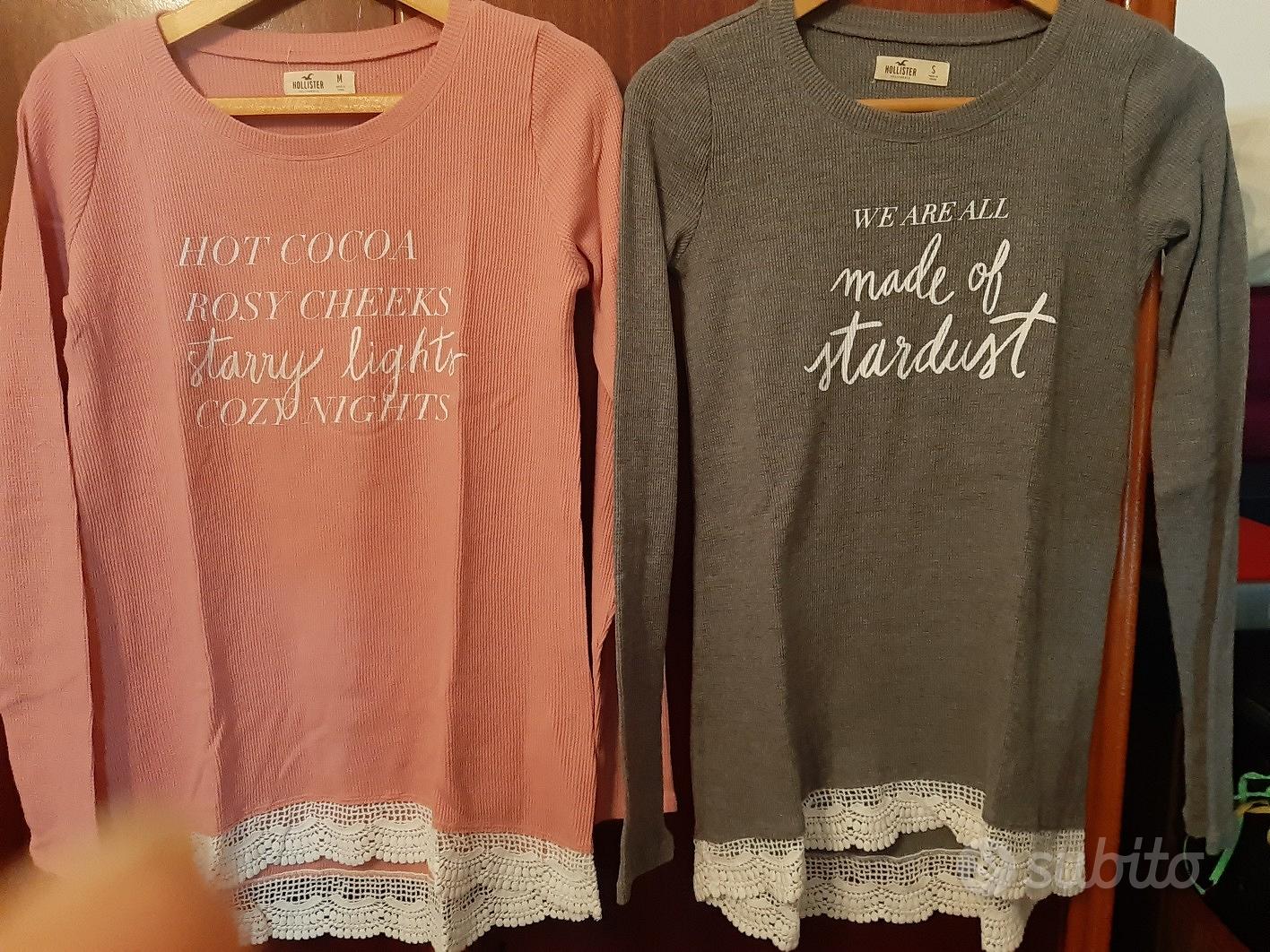 magliette ragazza originali Hollister Abbigliamento e Accessori In vendita a Roma