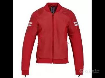 giacca moto bmw summerxcursion rossa tg 42