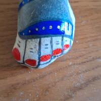 Sasso a forma di piede