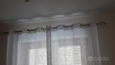 Bastone in acciaio per tende