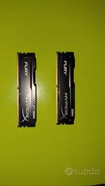 8gb RAM hyperx Fury Ddr4 2133mhz (2x4gb)