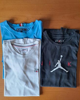 Tre Tshirt ragazzo - Tommy Hilfiger e Nike Jordan 