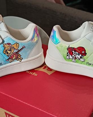 Scarpa bambina Dipinta a mano 