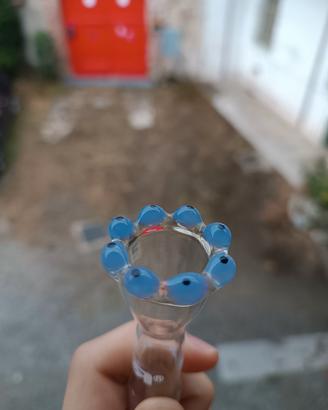 Braciere Roor Crowned Azzurro 18mm NUOVO